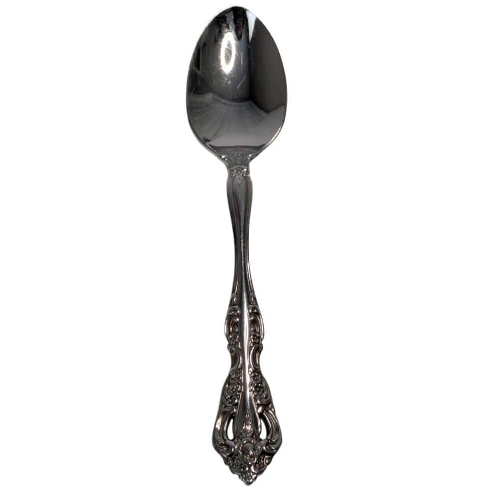 Oneida Michelangelo Cube 1x Teaspoon Stainless Heirloom Glossy Flatware Single